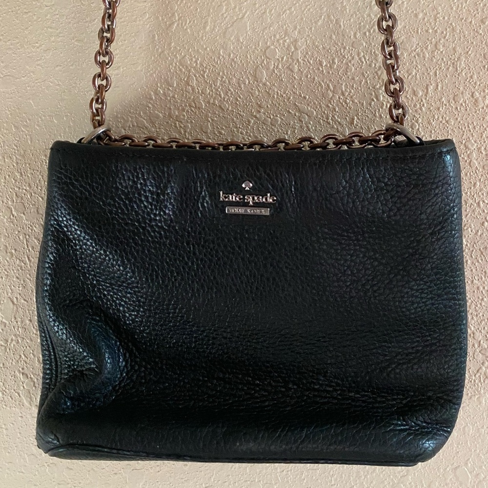 Kate Spade Black Leather Crossbody Bag